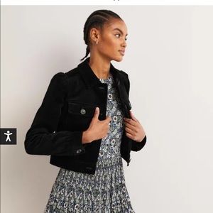 Boden NWT Cropped Cord Jacket